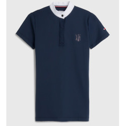 T-Shirt concours à manches courtes Rhinestone Performance Tommy Hilfiger Equestrian
