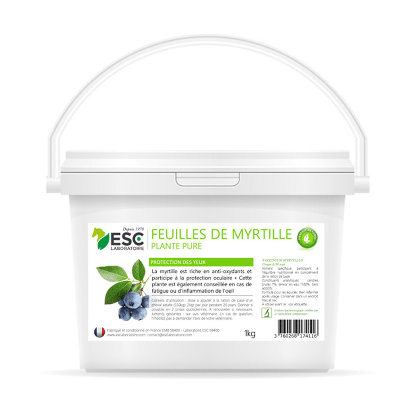 Complément Alimentaire Myrtille Bio - 60 Gélules - Fabriqué En France - Pour La Vision Et La Mémoire