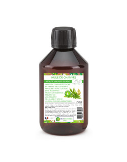 Huile de chanvre pour chat et chien 250ml Vet Botanic