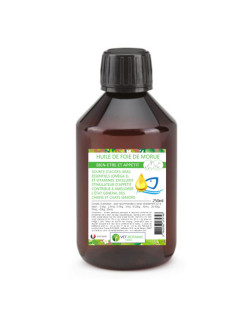 Huile de foie de morue pour chien et chat 250ml Vet Botanic