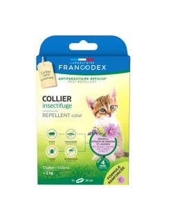 Collier insectifuge formule renforcée chaton Francodex
