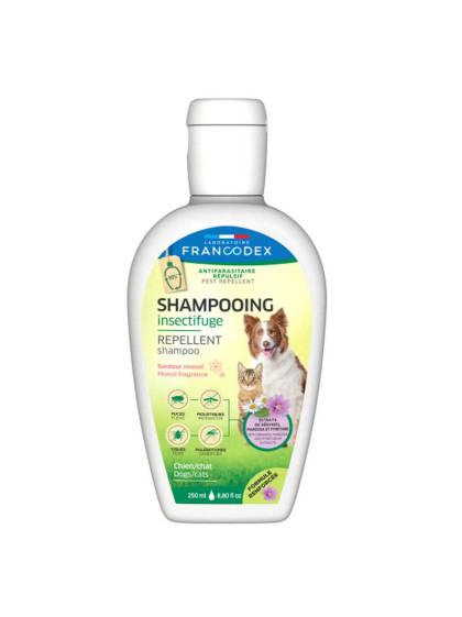 Shampoing insectifuge Monoï chiens et chats 250ml Francodex