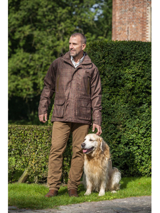 Veste pliable en tweed imprimé pour hommes Moorland Baleno