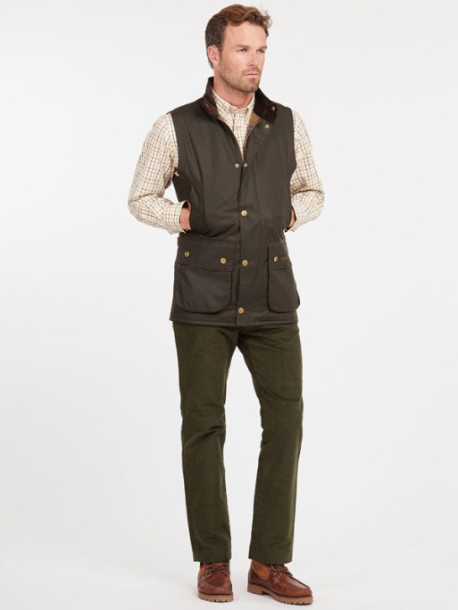 Gilet huilé New Westmorland Barbour