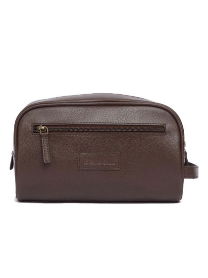 Trousse en cuir Barbour