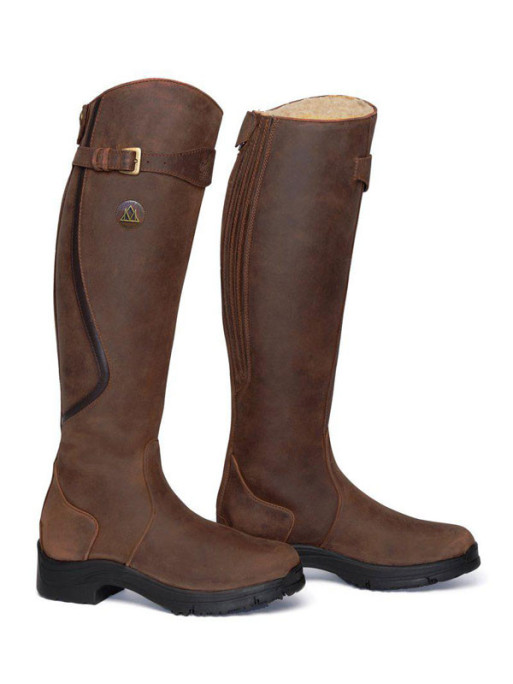 Bottes d'équitation d'hiver Snowy River Marron Mountain Horse