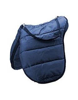 Sac à selle doudoune - Bleu...