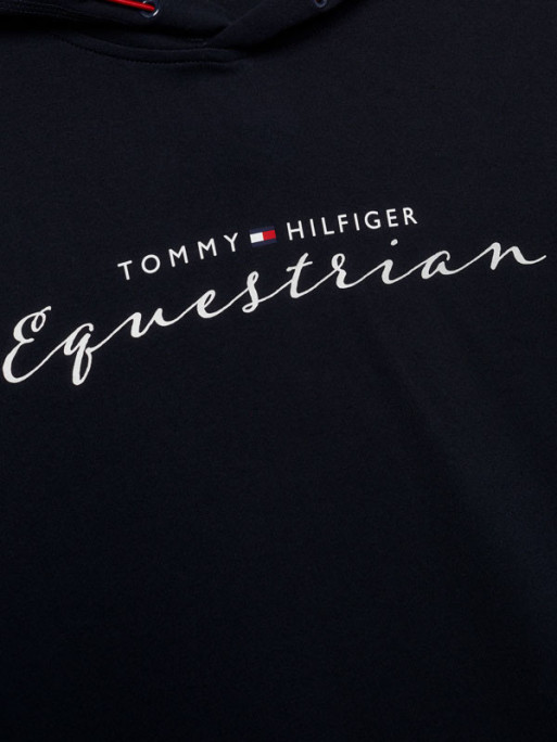Sweatshirt Metallic Logo Graphic Tommy Hilfiger Equestrian