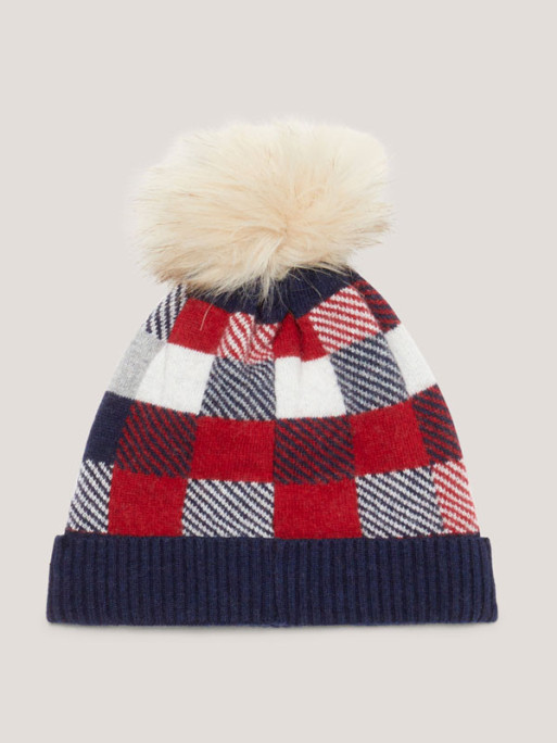 Bonnet à pompom pour femme - Tommy Hilfiger