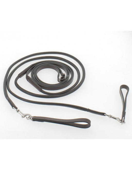 Rênes Western ROMEL En Cuir Huilé Clair - Tressées Main, Avec Rênes Western ROMEL En Cuir Huilé Clair - Tressées Main, Avec