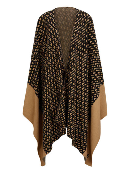 Poncho monogramme Noemi Hugo Boss