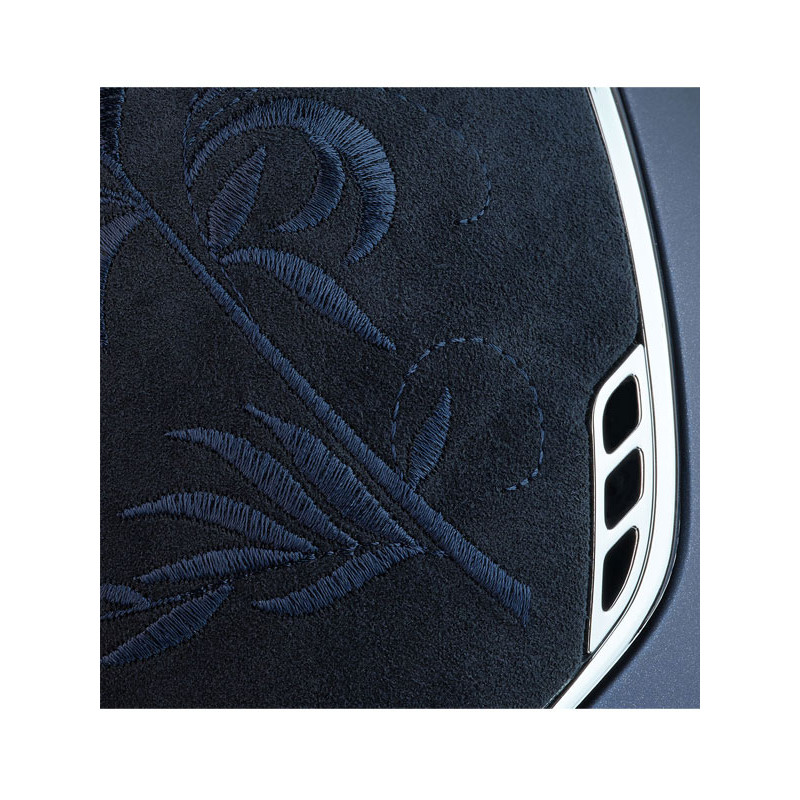 Casque Miss Shield Shadowmatt 2.0 Flower Embrodery Crysal Fabric Samshield