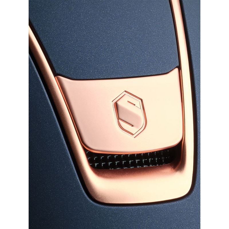 Casque Miss Shield Shadowmatt 2.0 Pink Gold Fabric Samshield