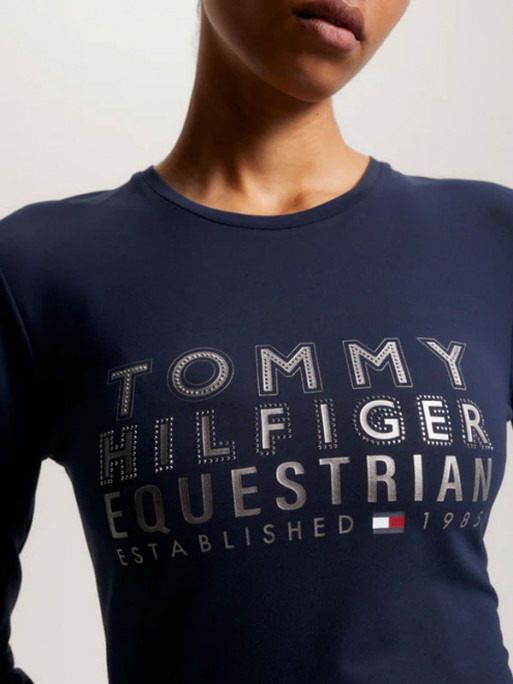 T-shirt manches longues Paris Tommy Hilfiger Equestrian