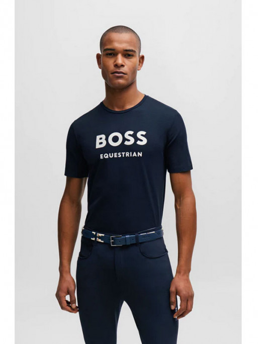 T-Shirt Pierce Signature Logo été 2024 Hugo Boss Equestrian