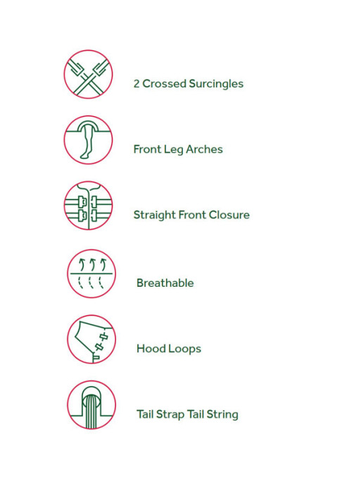 Couverture Amigo Hero 600D Fleece Lnd Horseware matériel cheval