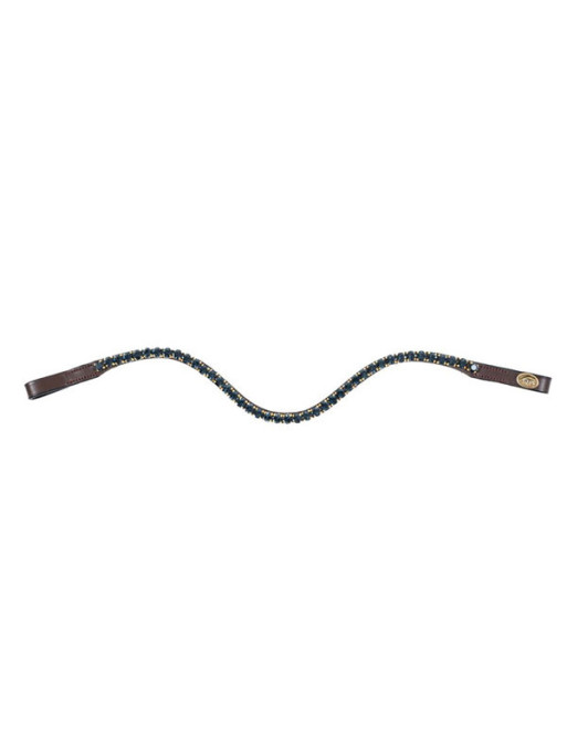 Frontal Avec Strass Kerbl 321194 Pour Cheval Demi-sang - Décorations équestres élégantes